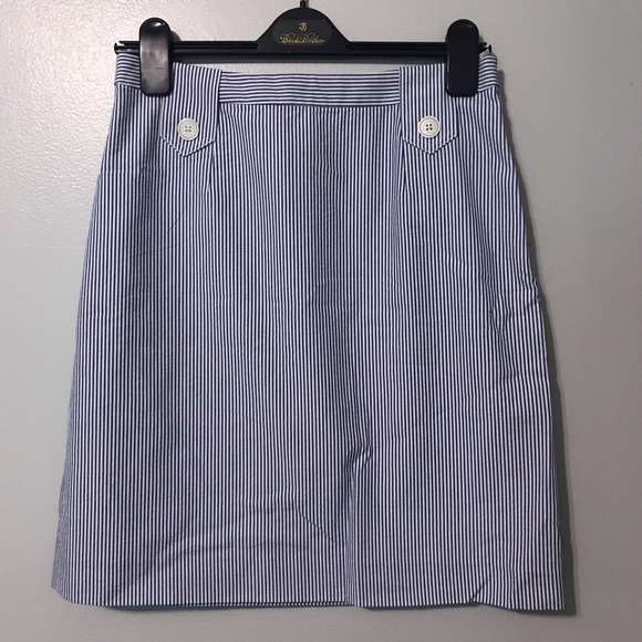 Brooks Brothers Dresses & Skirts - NWOT Brooks Brothers Seer Sucker Skirt